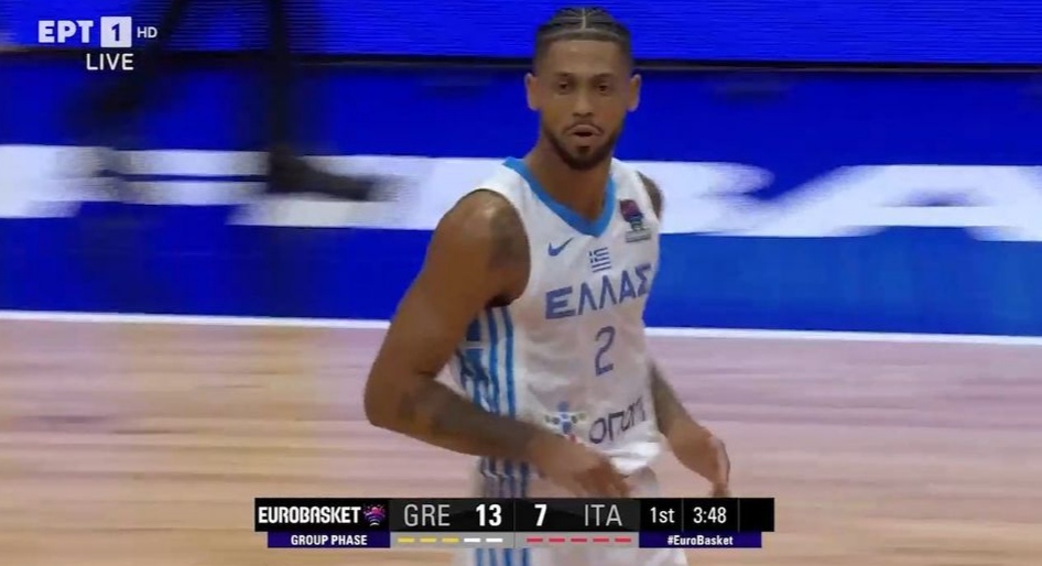 Εθνική Μπάσκετ: Με 7 πόντους προηγείται στο ημίχρονο (Video)