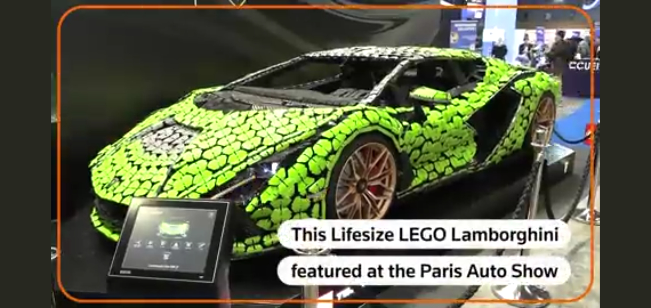 Lamborghini από 400.000 κομμάτια Lego στο Paris Auto Show (Video)