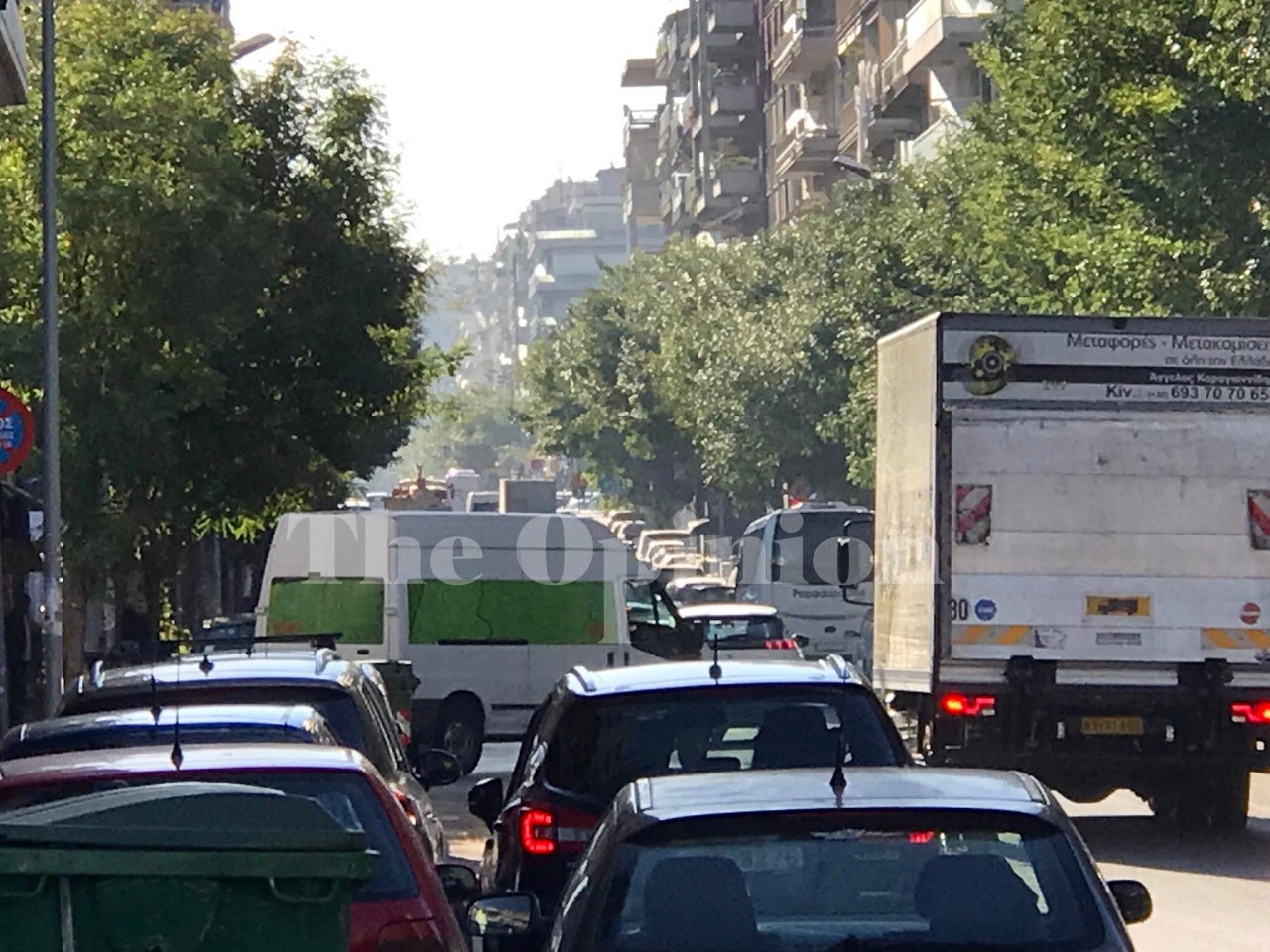 Χάος στους δρόμους της Θεσσαλονίκης (ΦΩΤΟ)
