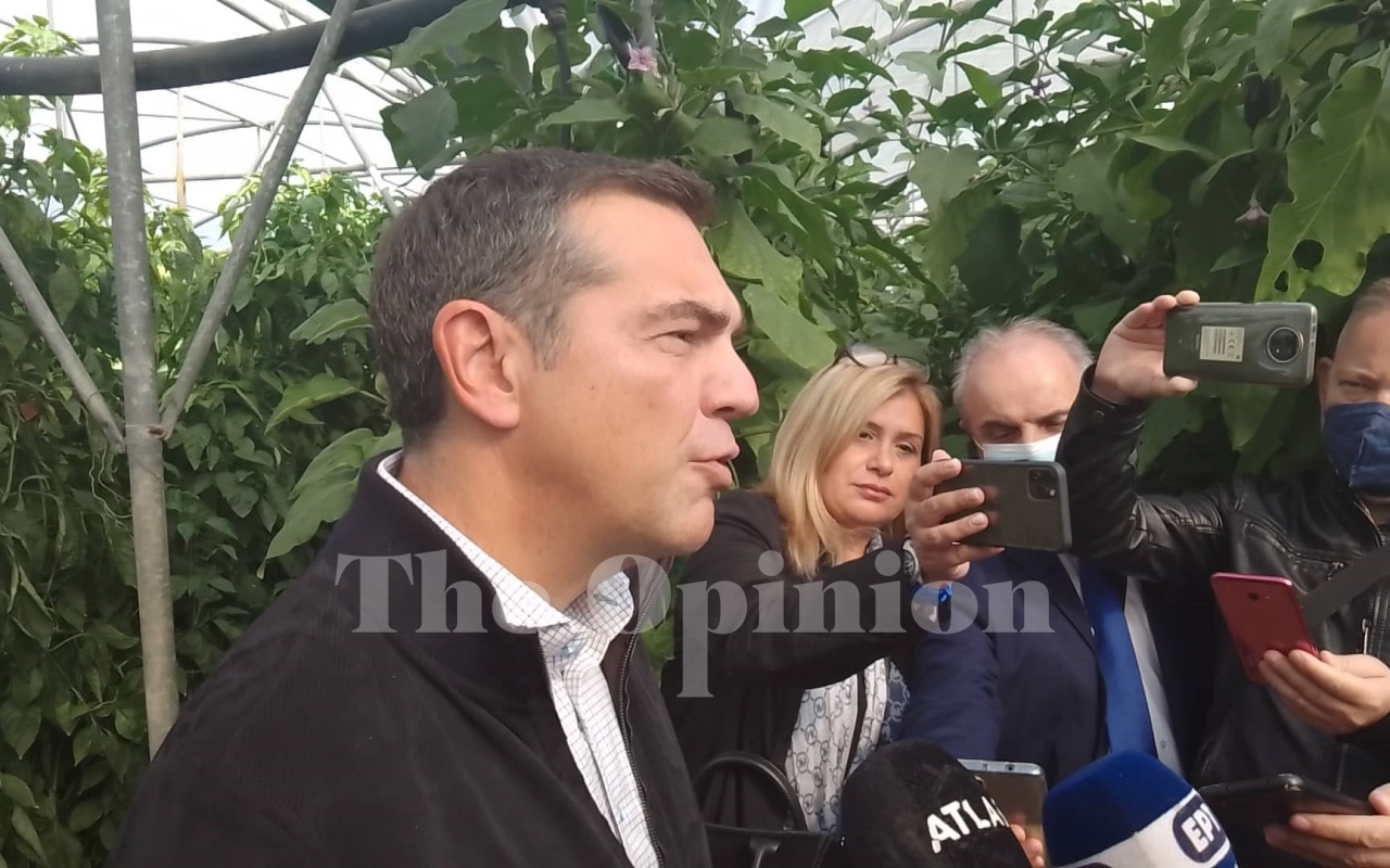 Τσίπρας από Βασιλικά: Την ώρα που κάποιοι αισχροκερδούν, η αγροτιά καταρρέει (ΦΩΤΟ+VIDEO)