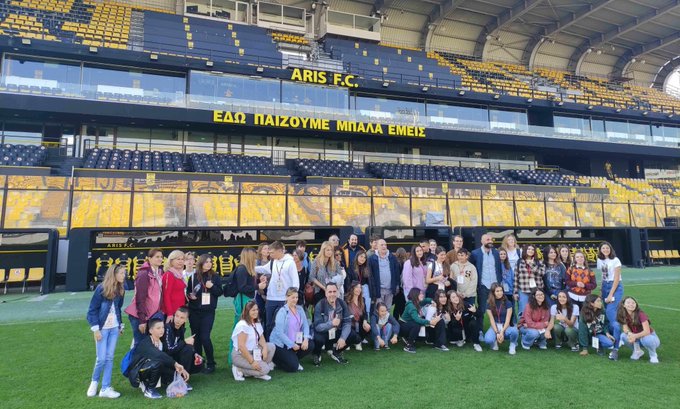 Άρης: Επίσκεψη στο Κλεάνθης Βικελίδης από Γυμνάσιο της Καβάλας με άρωμα… Ευρώπης