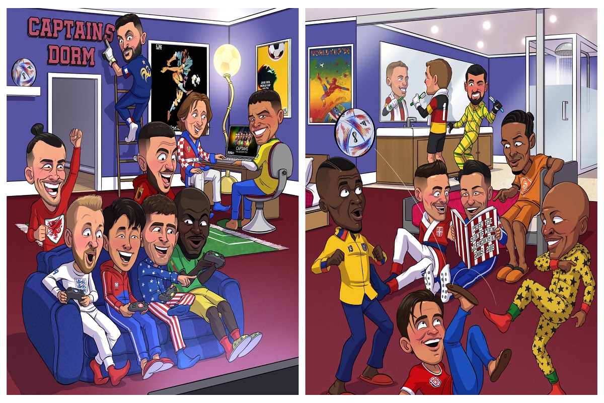 Μουντιάλ 2022: Τα σκίτσα της FIFA για τις 32 ομάδες (PHOTO)