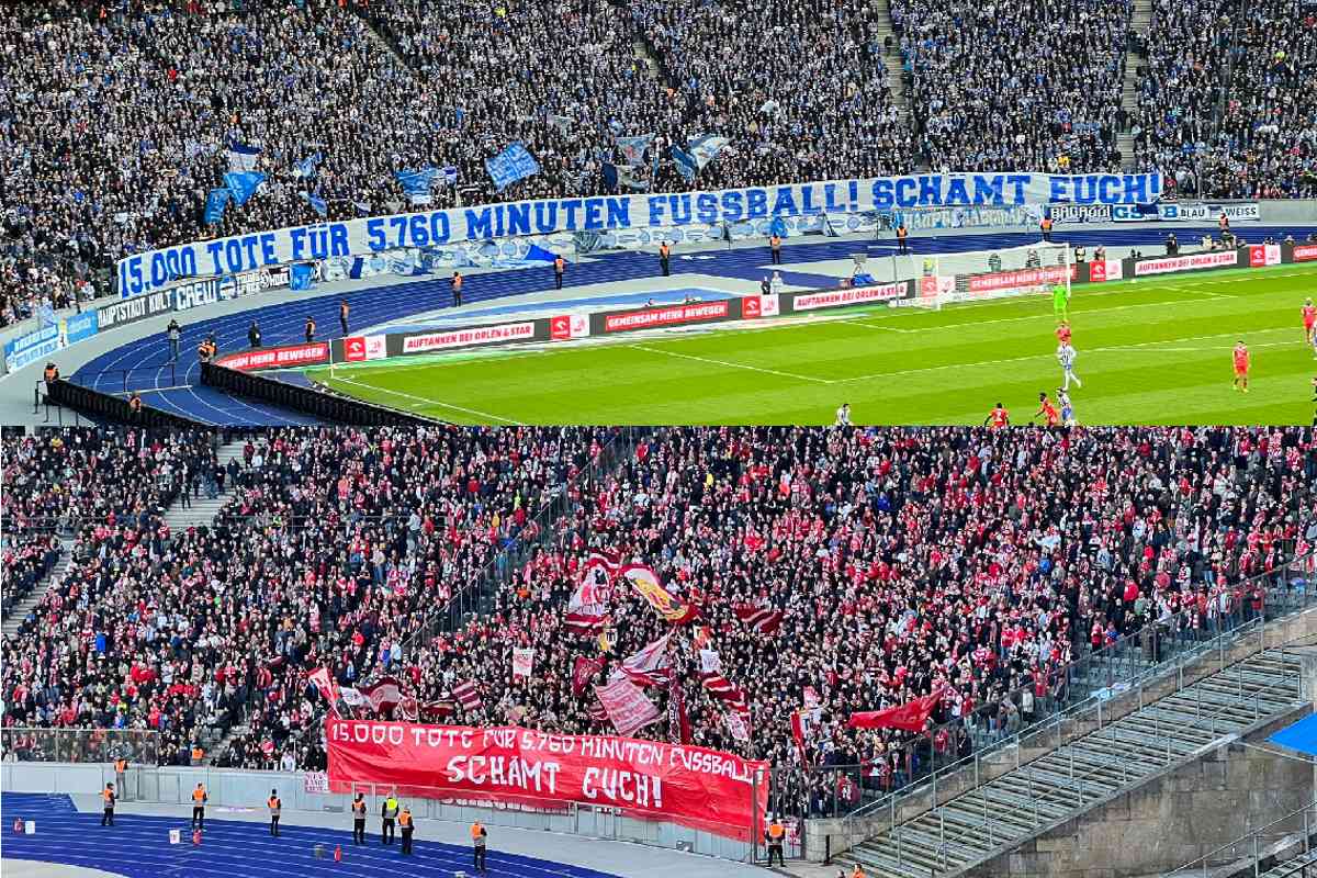 Bundesliga: Οι οπαδοί των Χέρτα και Μπάγερν κατά του Mundial του Κατάρ! (ΦΩΤΟ)