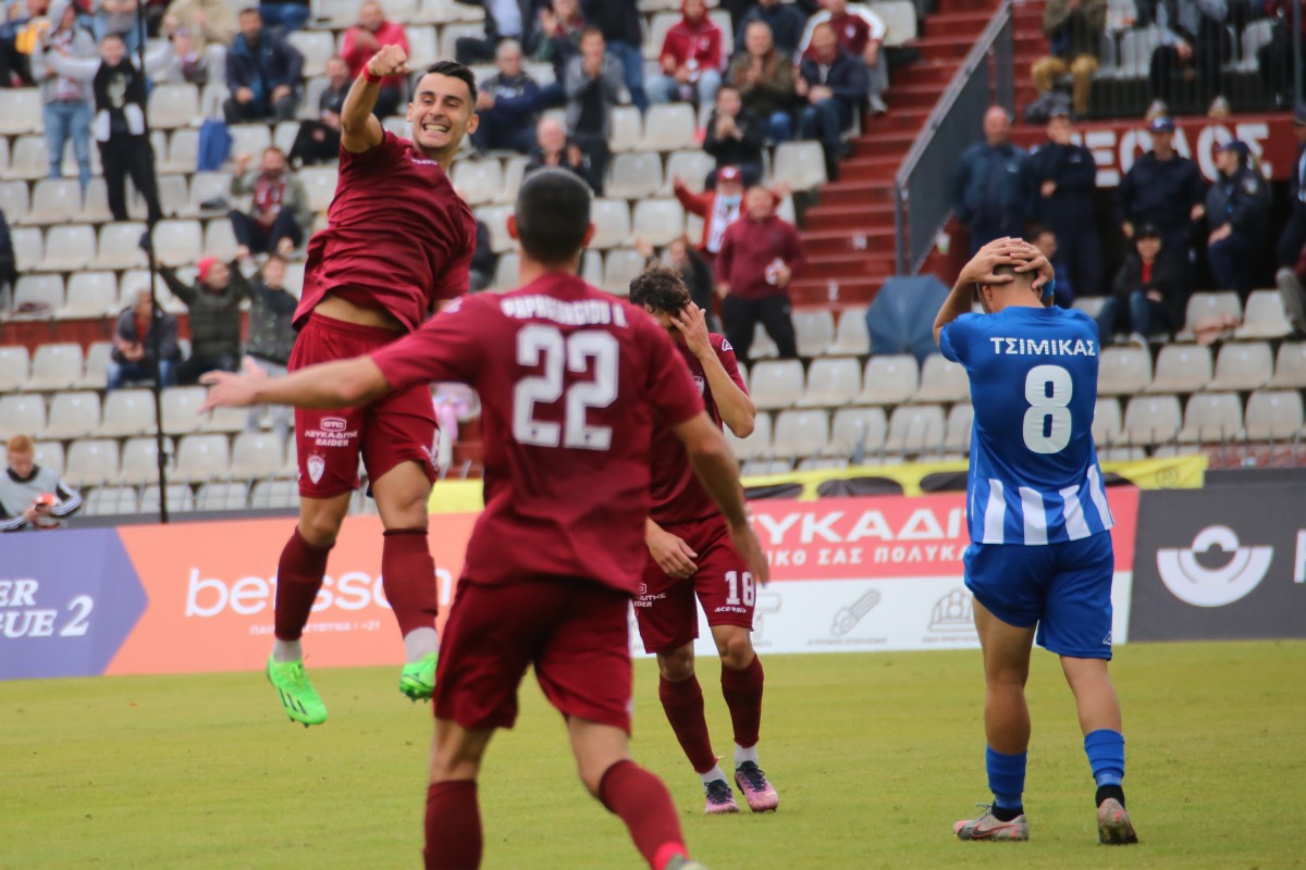 Super League 2: Επτά νίκες και μία μόνο ισοπαλία στα παιχνίδια της Κυριακής