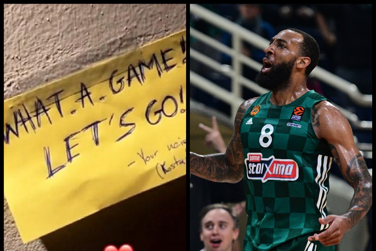 Παναθηναϊκός: Ο γείτονας του Γουίλιαμς τον συνεχάρη με… σημείωμα στο κατώφλι του σπιτιού του! (ΒΙΝΤΕΟ)