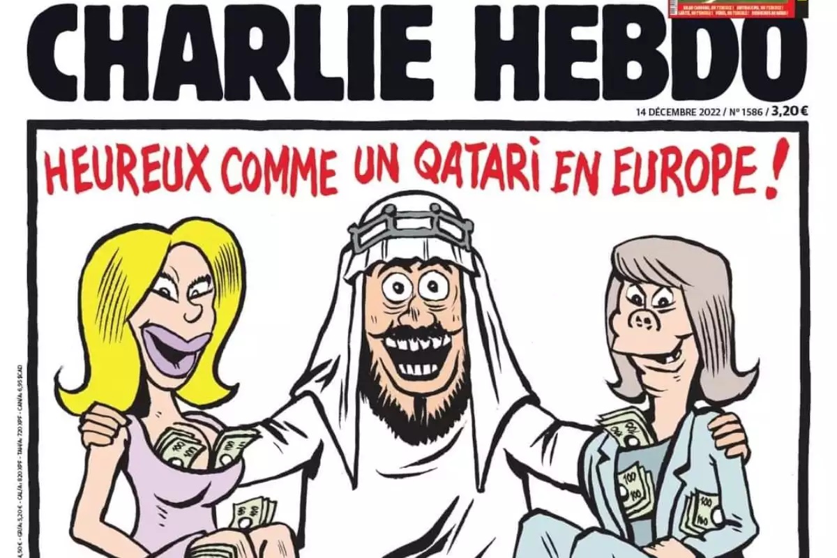 Charlie Hebdo: Η εκδιδόμενη Ευρώπη και ο ευτυχής Εμίρης – Το πρωτοσέλιδο για το QatarGate