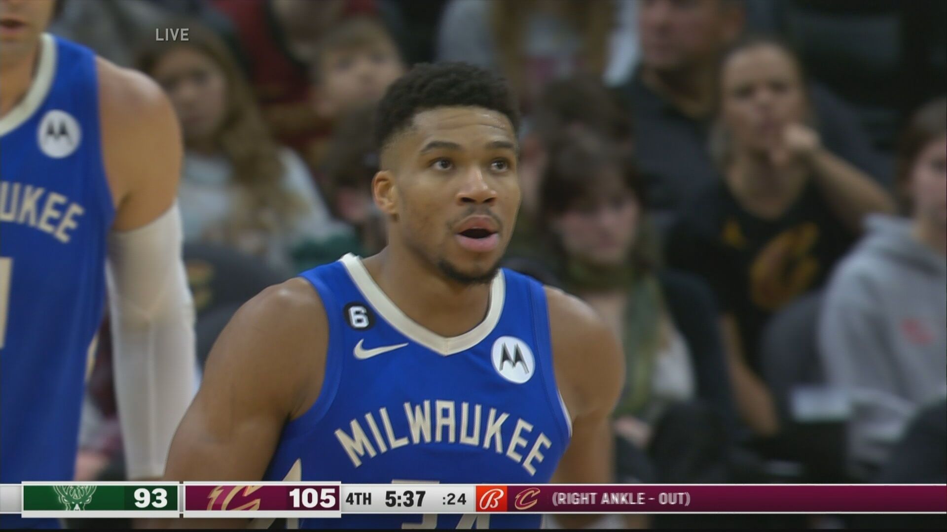 Καβαλίερς – Μπακς 114-106: Πάλευε μόνος του ο Αντετοκούνμπο με 45 πόντους (ΒΙΝΤΕΟ)