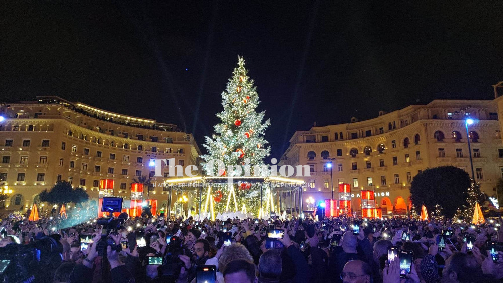 Μουσικά…αποτυπώματα του Ιακωβίδη στο άναμμα του δέντρου της Αριστοτέλους (ΦΩΤΟ+VIDEO)