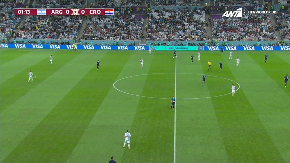 Ενός λεπτού σιγή στη μνήμη του Γιάννη Διακογιάννη στον αγώνα Αργεντινή-Κροατία (VIDEO)