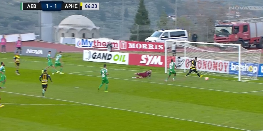 Λεβαδειακός – Άρης 1-1: Ο Γκρέι έχασε την ευκαιρία της χρονιάς και ο Άρης δυο βαθμούς