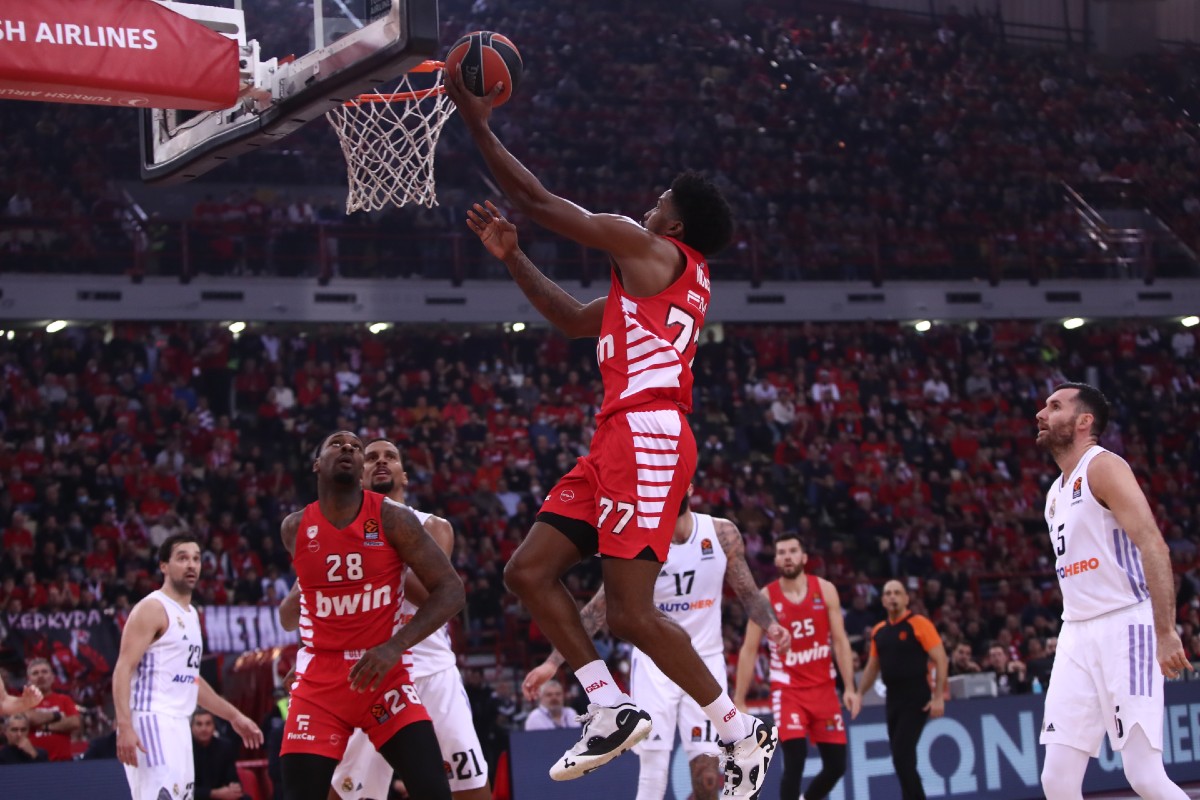 Ολυμπιακός – Ρεάλ Μαδρίτης 73 – 60: Νίκησε ξανά και έπιασε την πρώτη θέση