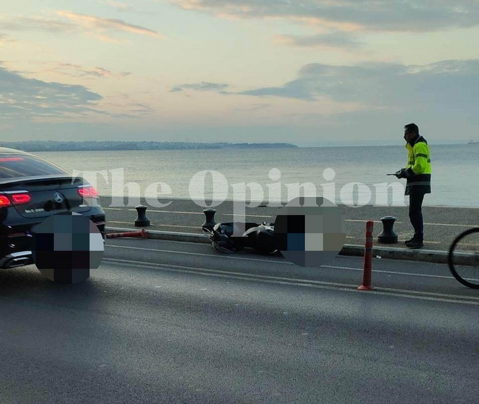 Θεσσαλονίκη: Τροχαίο με μηχανή στη Λεωφόρο Νίκης-Νεκρός ο αναβάτης (ΦΩΤΟ+VIDEO)