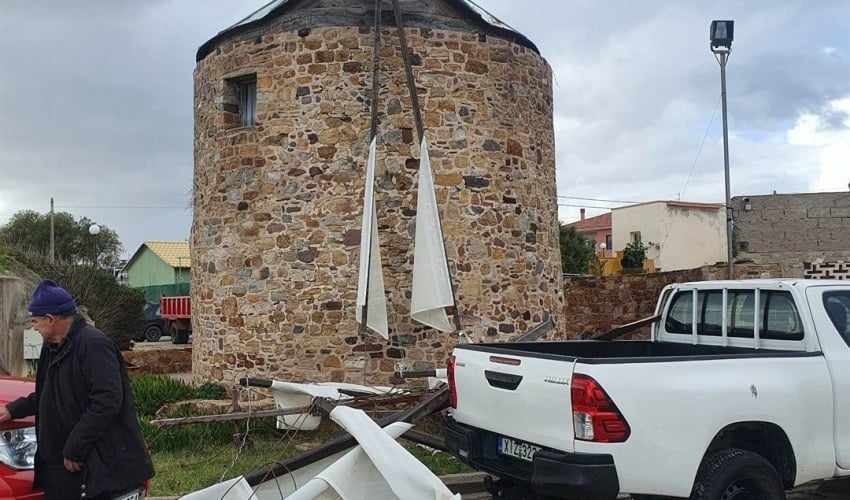 Χίος: Υδροστρόβιλος σάρωσε την περιοχή του Βροντάδου (VIDEO)