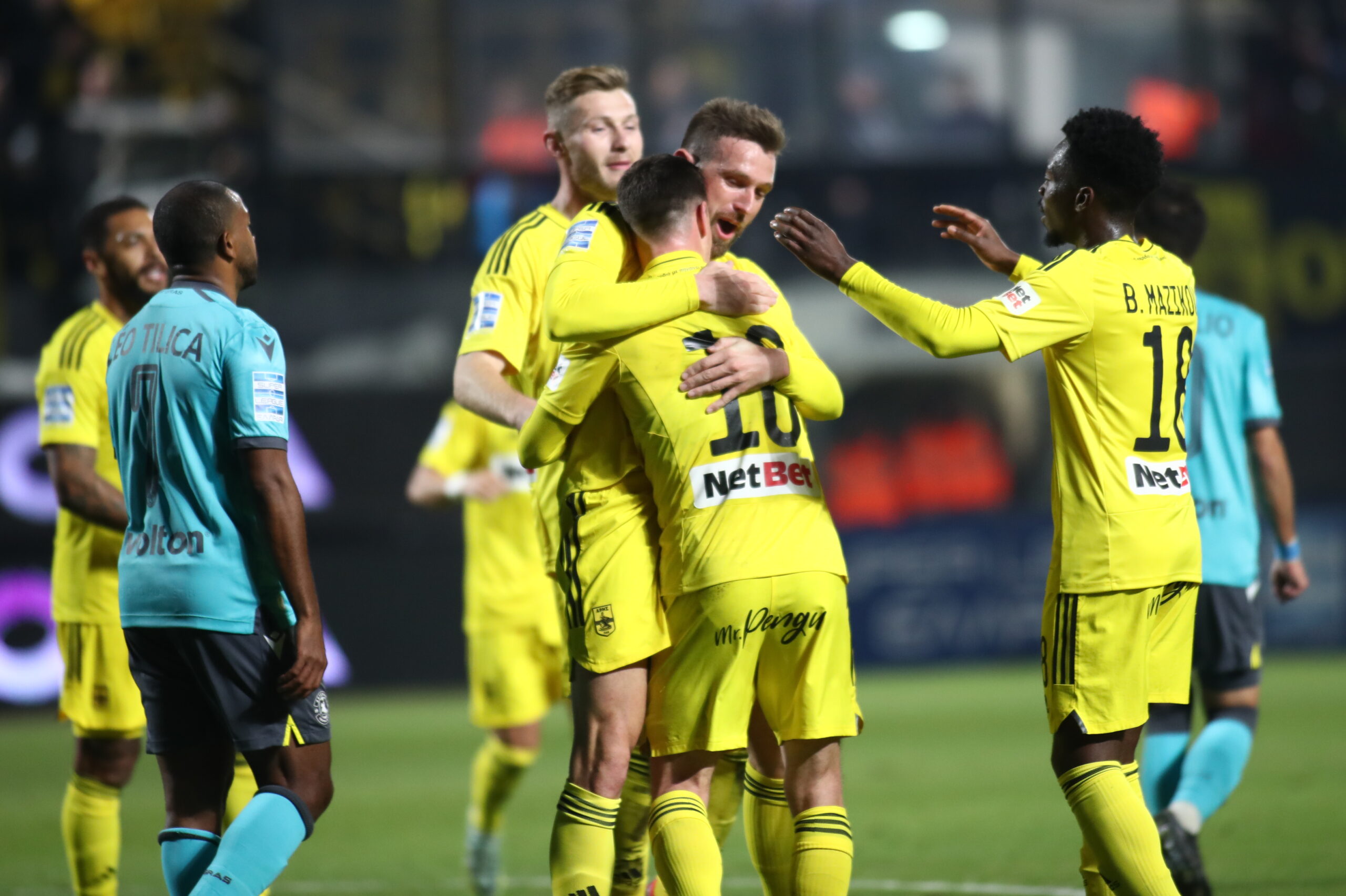 Άρης – Αστέρας Τρίπολης 3-0: Επιστροφή στις νίκες για τους «Κιτρινόμαυρους»