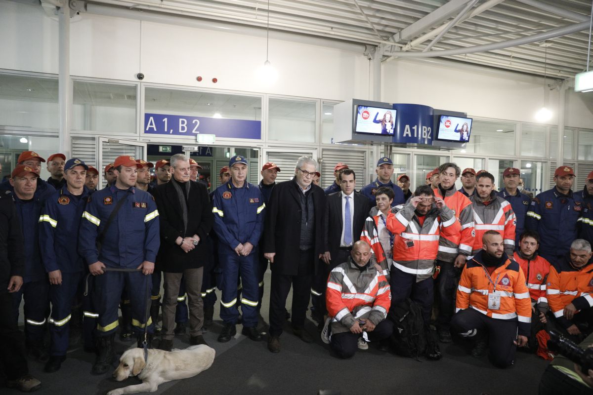 Επέστρεψε από την Τουρκία η Ελληνική Αποστολή Έρευνας και Διάσωσης (ΦΩΤΟ)