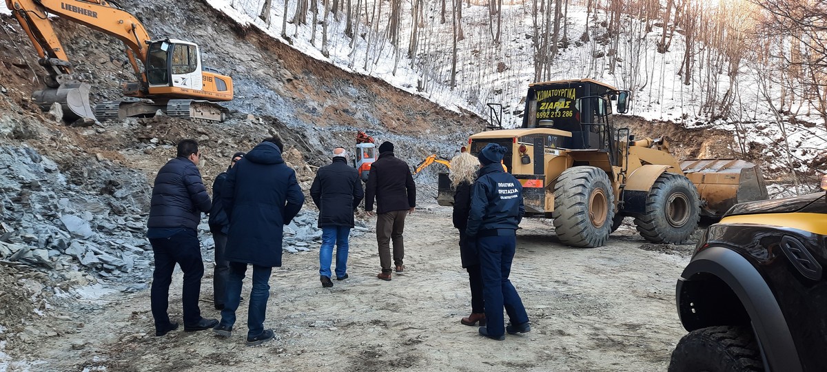 Έργα αποκατάστασης σε οδικό δίκτυο κοινοτήτων του Κιλκίς – Αυτοψία της ΠΚΜ