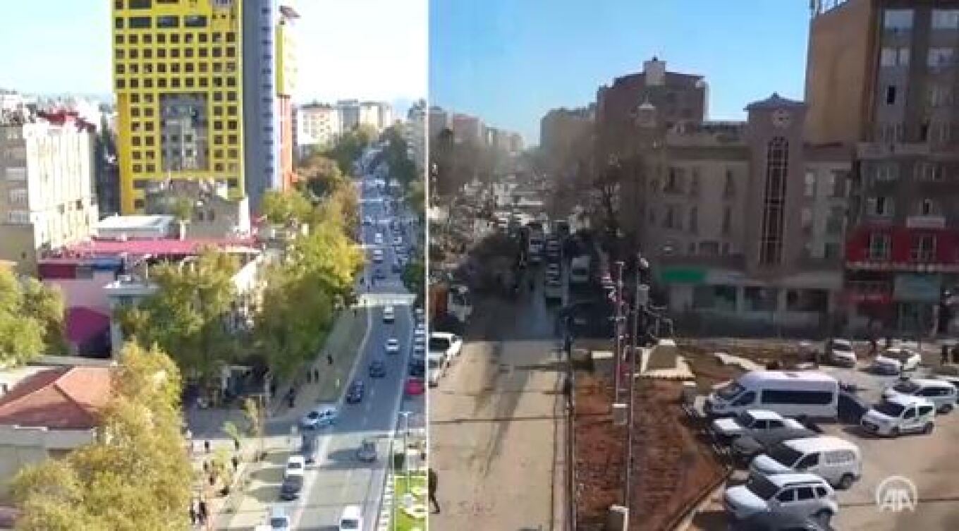 Σεισμός στην Τουρκία: Ερείπιο ο «κίτρινος ουρανοξύστης» στο Καχραμανμαράς (Video)