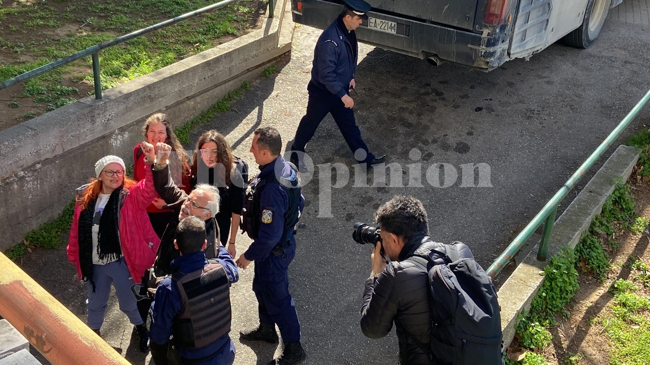 Στα δικαστήρια οι 13 και ο Τρεμόπουλος μετά την πρωινή κινητοποίηση για την κοπή δέντρων (ΦΩΤΟ+VIDEO)