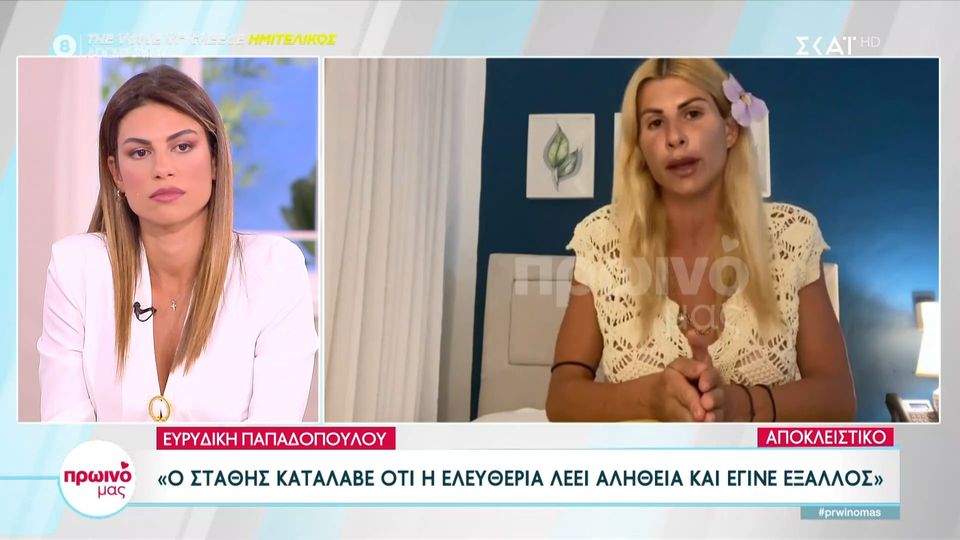 Ευρυδίκη Παπαδοπούλου: Ο Μαρτίκας διψάει για χρήμα – Τον έχει μηνύσει η Ελευθερία (VIDEO)