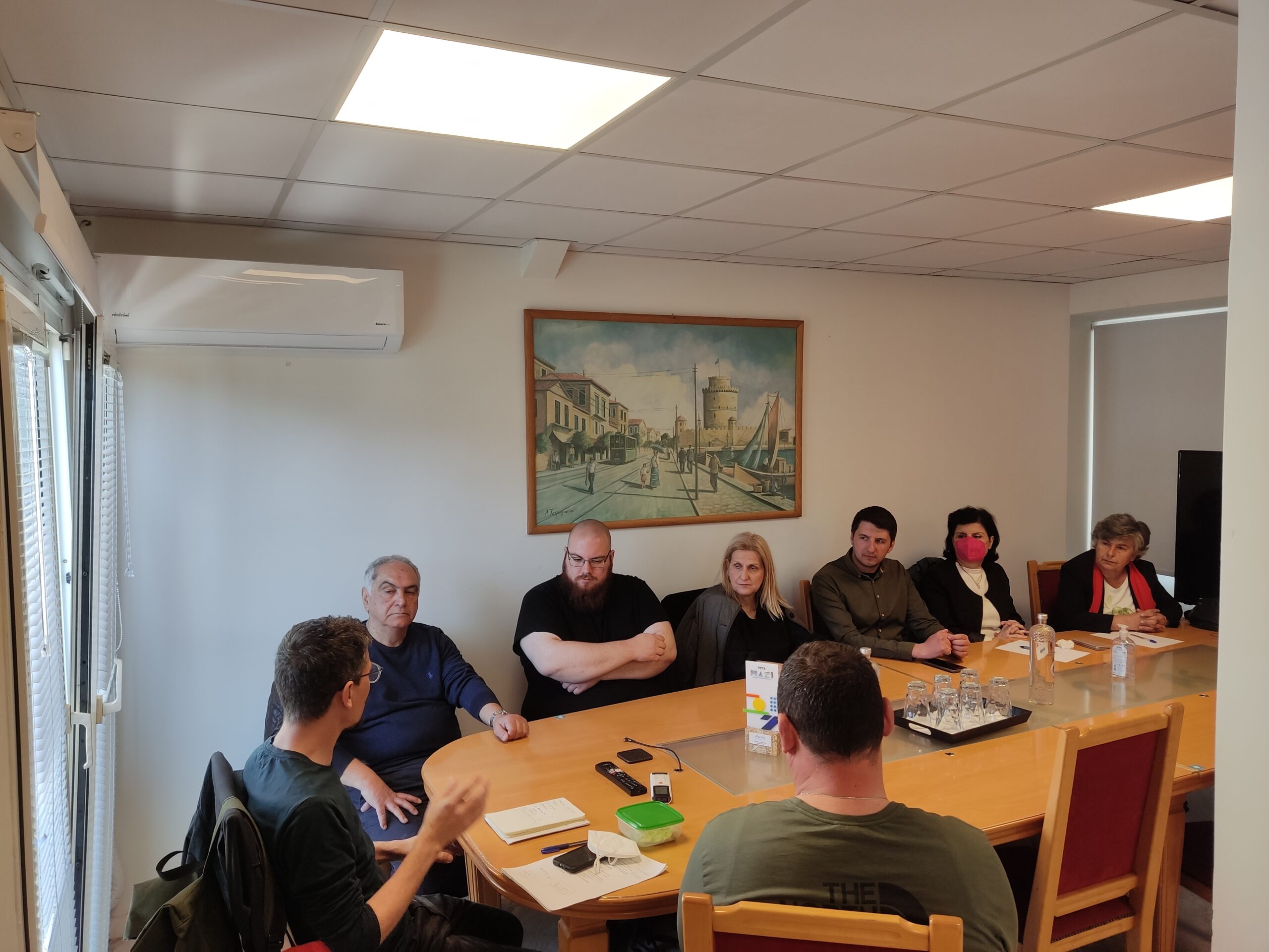 Θεσσαλονίκη: Συνάντηση στελεχών του ΜέΡΑ25  με ανθρώπους της ΕΥΑΘ