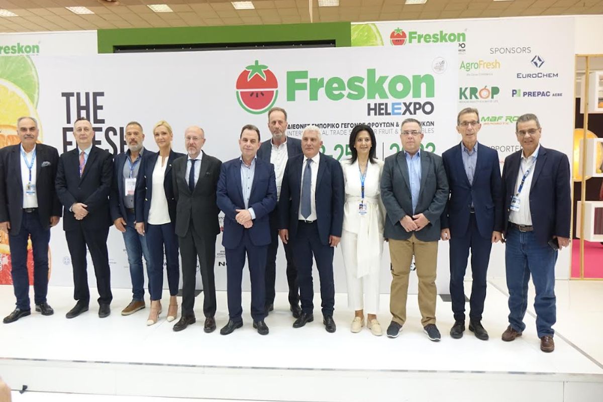 Εγκαίνια για τη FRESKON από τον Γιώργο Γεωργαντά – Ξεκινήσε σήμερα το FreshCon Market