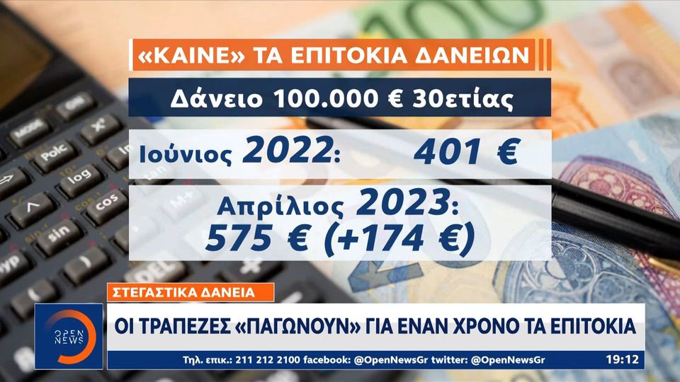 Στεγαστικά δάνεια: Οι τράπεζες «παγώνουν» για έναν χρόνο τα επιτόκια (VIDEO)