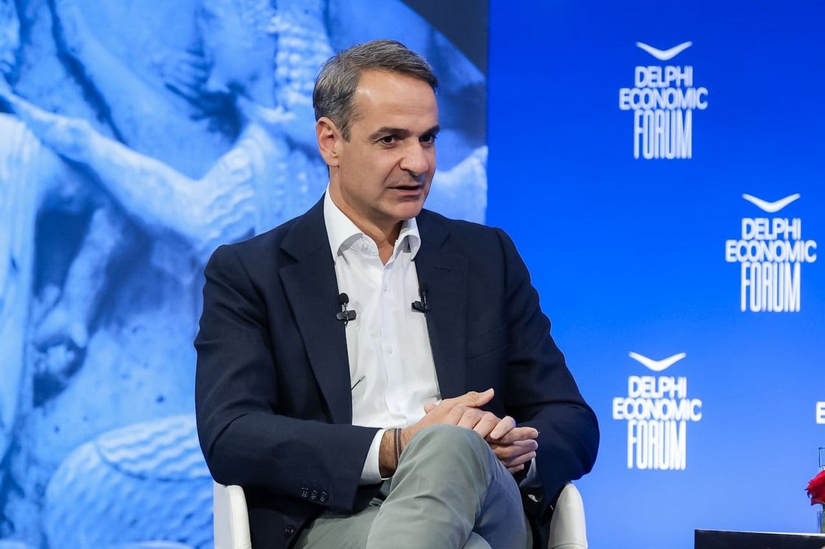 Μητσοτάκης από Δελφoύς: «Ο πρώτος γύρος των εκλογών θα δείξει ποιον θέλουν Πρωθυπουργό οι Έλληνες»