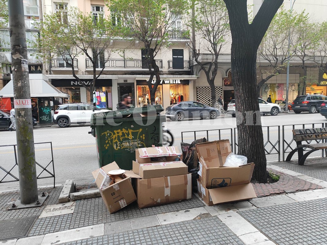 Απομακρύνονται προσωρινά κάδοι απορριμμάτων από το κέντρο της Θεσσαλονίκης
