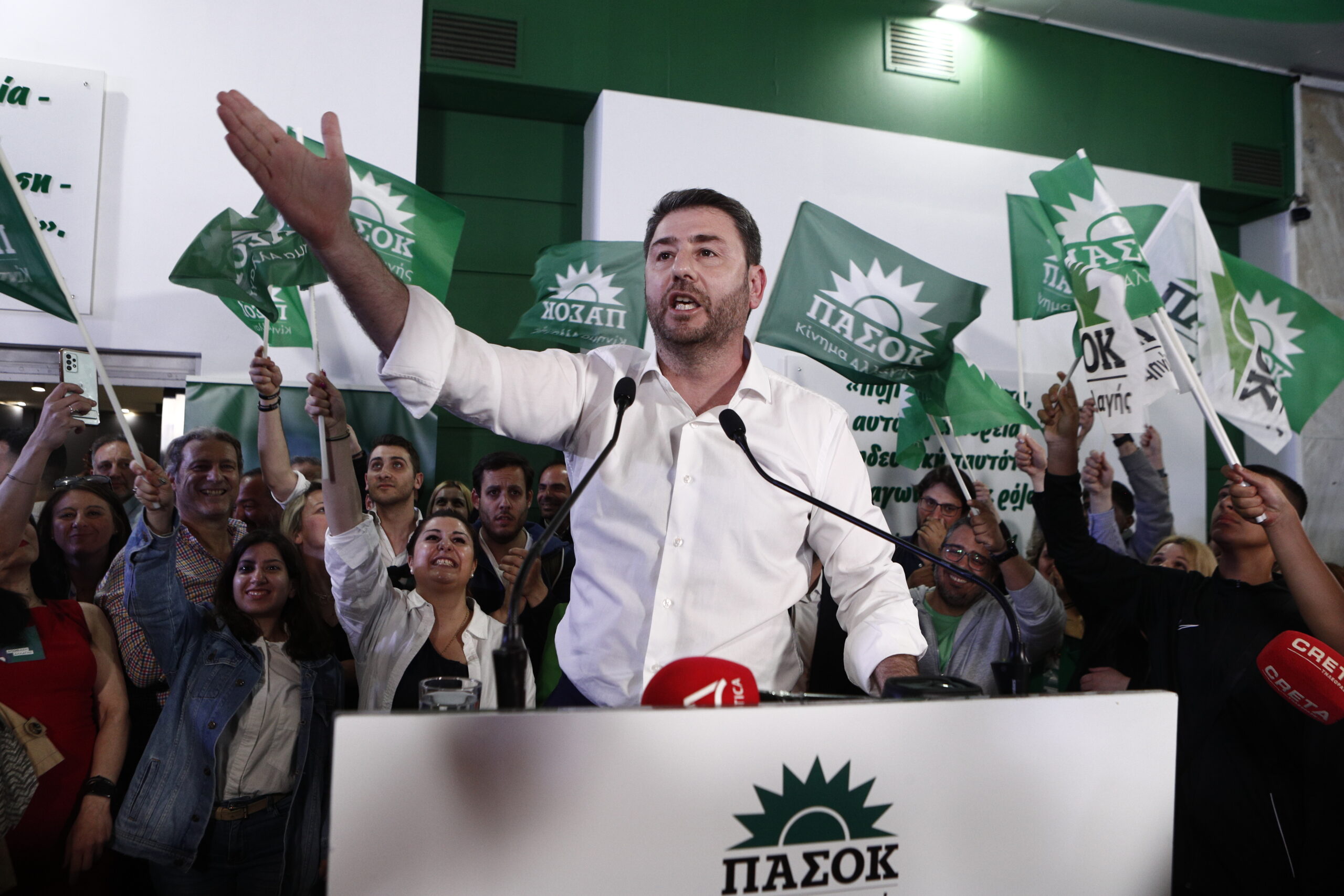 Ανδρουλάκης: Ο μεγάλος νικητής απόψε είστε όλοι εσείς (VIDEO)