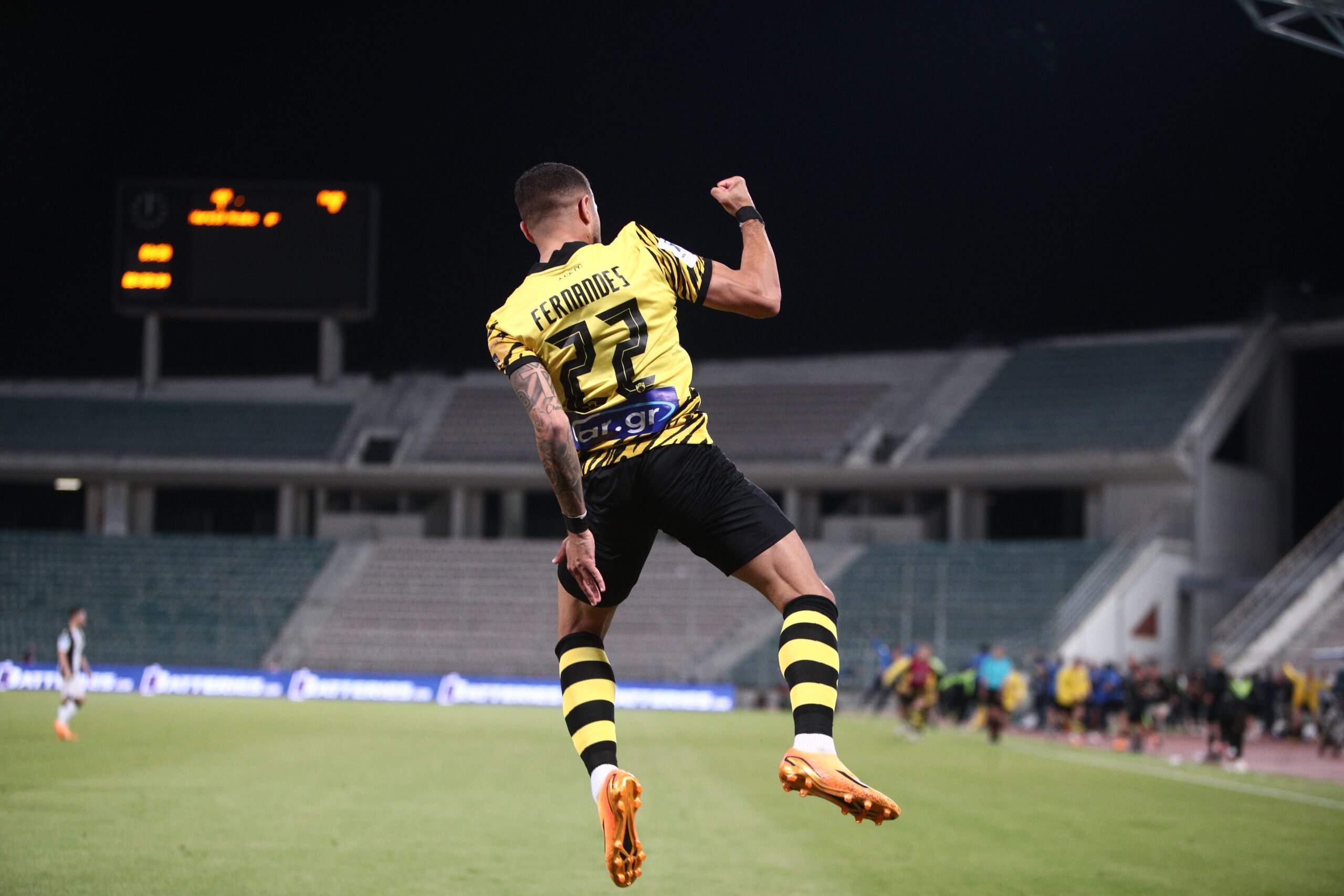 ΑΕΚ – ΠΑΟΚ: Tο 2-0 του Φερνάντεζ (video)