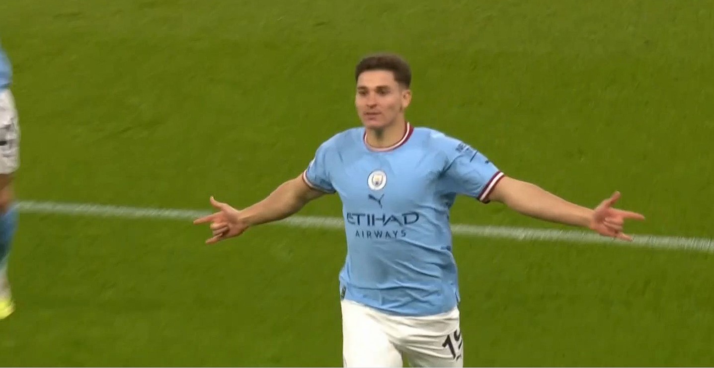 Μάντσεστερ Σίτι-Ρεάλ Μαδρίτης 4-0: Δύο λεπτά μετά την είσοδό του ο Άλβαρεζ έκανε το 4-0 (video)