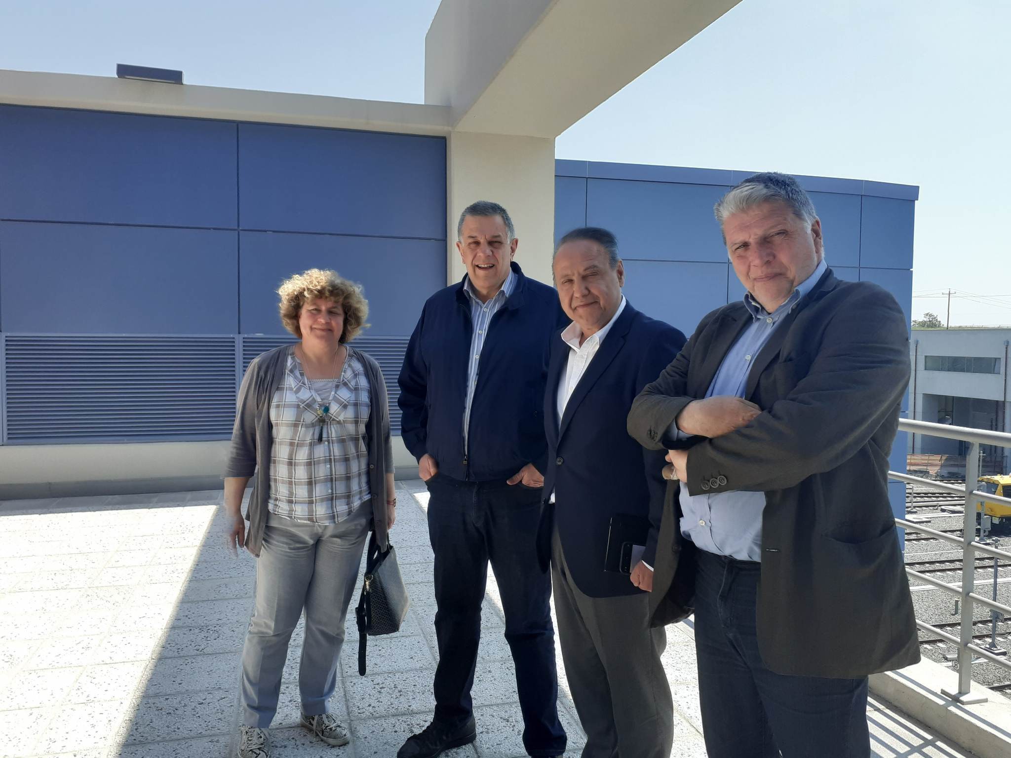 Ο Στέλιος Αγγελούδης στο μηχανοστάσιο του Μετρό: Διεκδίκηση για να φτάσει το Μετρό παντού