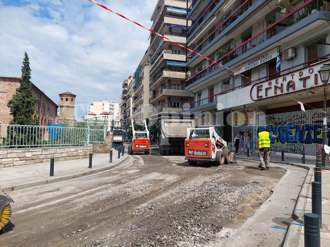 Θεσσαλονίκη: Ασφαλτοστρώνονται δυο κεντρικοί οδοί – Ποιες ακολουθούν (ΦΩΤΟ)