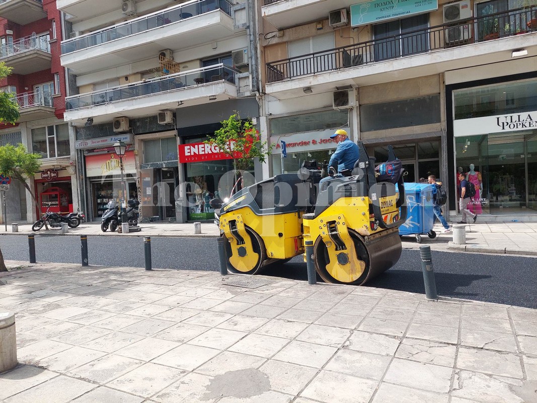 Θεσσαλονίκη: Ασφαλτοστρώνονται δυο κεντρικοί οδοί – Ποιες ακολουθούν (ΦΩΤΟ)