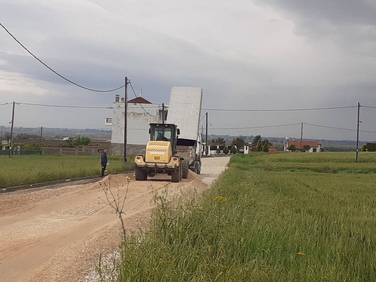 Συνεχίζονται οι εργασίες  ασφαλτοστρώσεων στους οικισμούς του δήμου Χαλκηδόνος