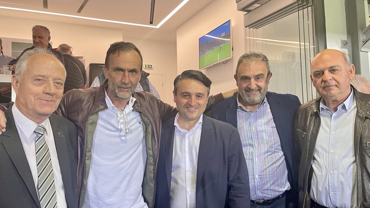 Στην Τούμπα για το ματς ο Αντώνης Σαουλίδης