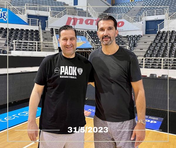 Μια συνάντηση από τα παλιά: Τακιανός και Στογιάκοβιτς ξανά μαζί στο «Παλατάκι» (ΦΩΤΟ)