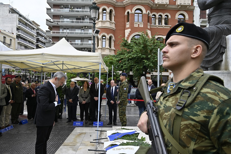 Ο Δήμαρχος Θεσσαλονίκης K. Ζέρβας στις εκδηλώσεις μνήμης για τη Γενοκτονία των Ποντίων (ΦΩΤΟ)