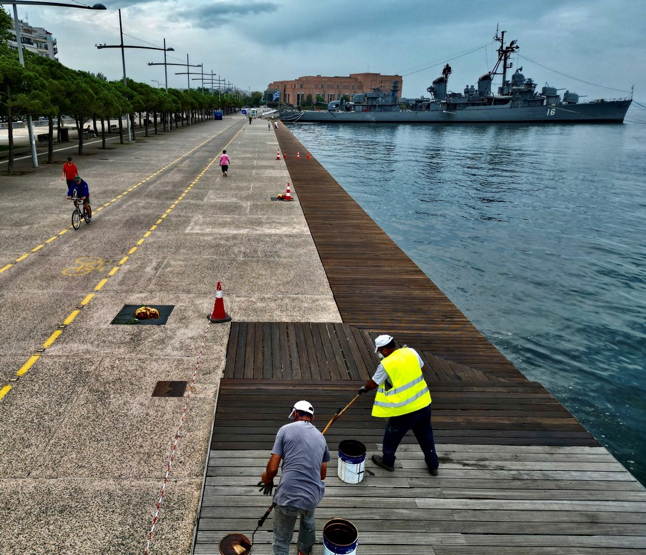 Θεσσαλονίκη: Έργα συντήρησης και επισκευής στη Νέα Παραλία