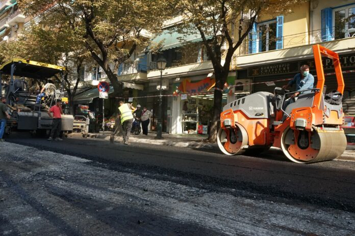 Τριήμερο ασφαλτοστρώσεων από σήμερα στην Άνω Πόλη