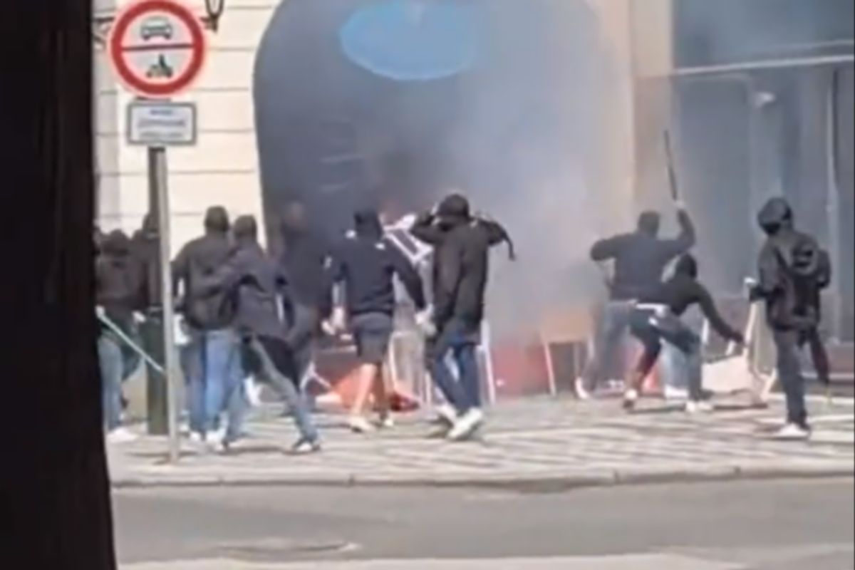 «Πεδίο μάχης» η Πράγα: Σοβαρά επεισόδια λίγες ώρες πριν τον τελικό του Conference League (vids)