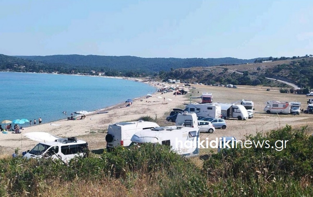 Χαλκιδική: Αντιδράσεις για το ελεύθερο κάμπινγκ στην Τρανή Αμμούδα