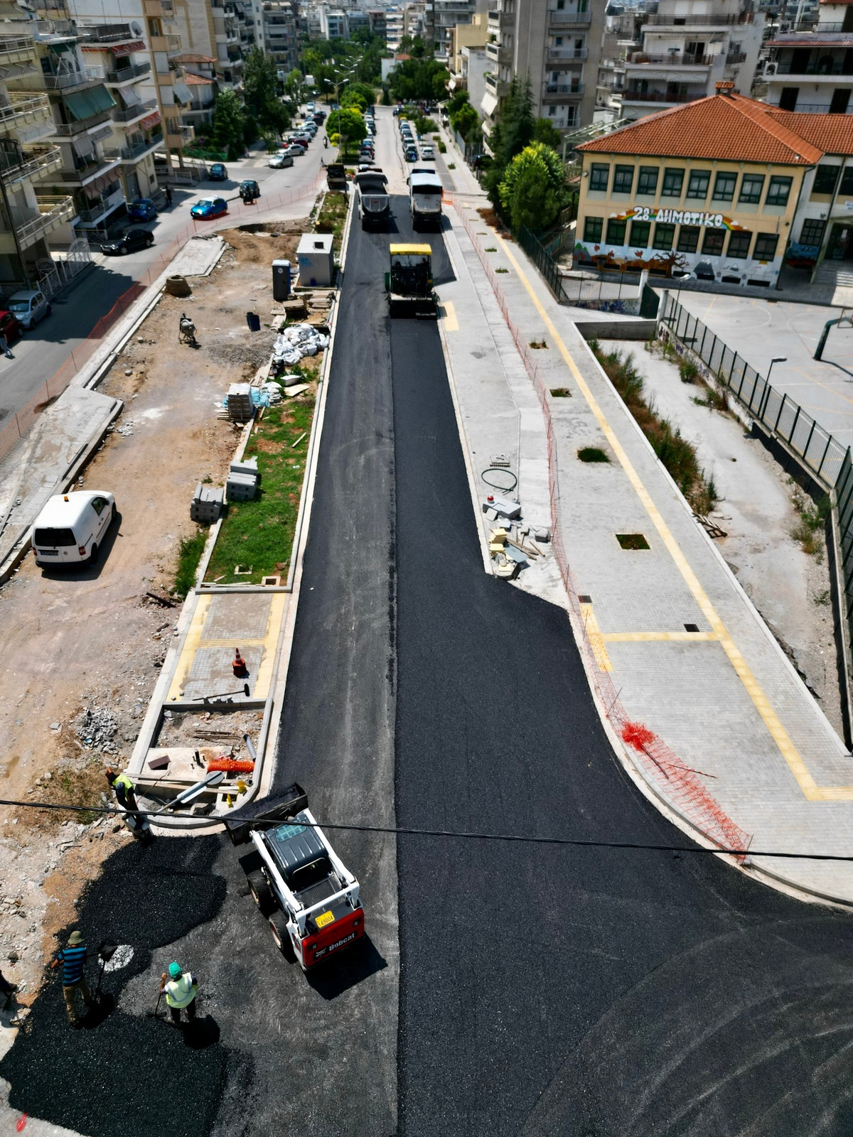 Ράμπες, ποδηλατόδρομοι και φώτα led στα έργα για τη διάνοιξη της Αγίου Δημητρίου (ΦΩΤΟ)