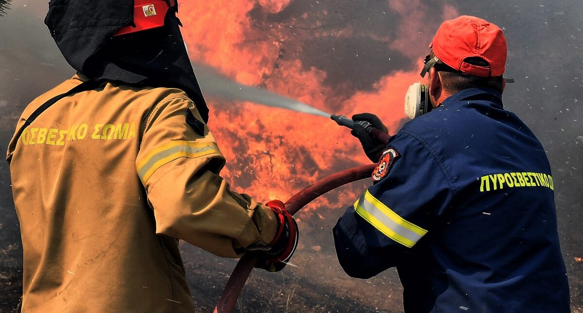 Χίος: Υπό έλεγχο τέθηκε η φωτιά στη Λαγκάδα (VIDEO)