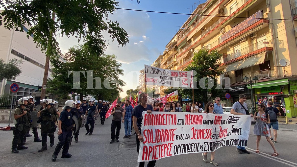 Θεσσαλονίκη: Συλλαλητήριο και πορεία για τον θάνατο του 17χρονου στη Γαλλία (ΦΩΤΟ –VIDEO)