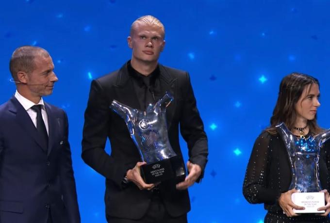 Βραβεία UEFA: Σάρωσε η Μάντσεστερ Σίτι με Γκουαρντιόλα και Χάαλαντ