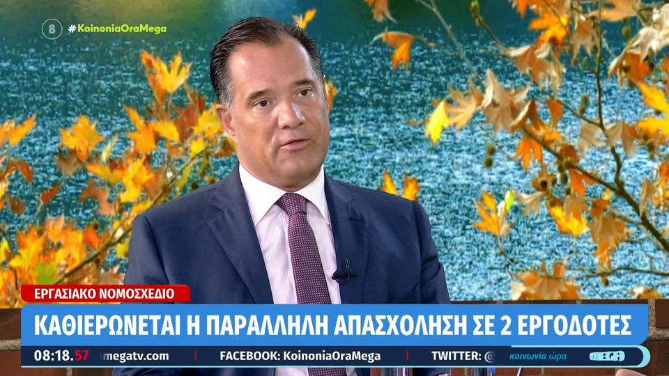Γεωργιάδης: «Νόμιμη εργασία σε 2 εργοδότες με 12 ώρες μέγιστη εργασία» (VIDEO)