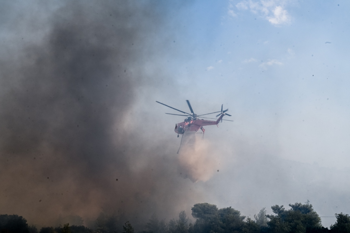 Συνεχίζεται η μάχη με τις φλόγες στον Έβρο