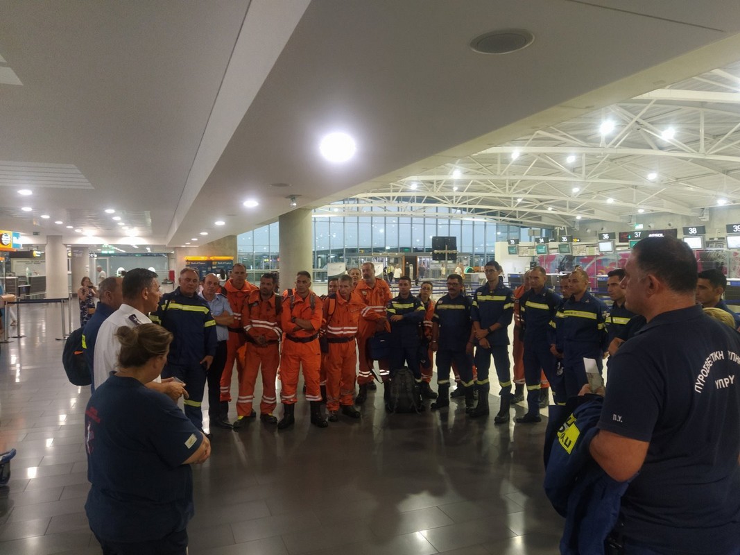 Ενίσχυση από Κύπρο για την κατάσβεση των πυρκαγιών