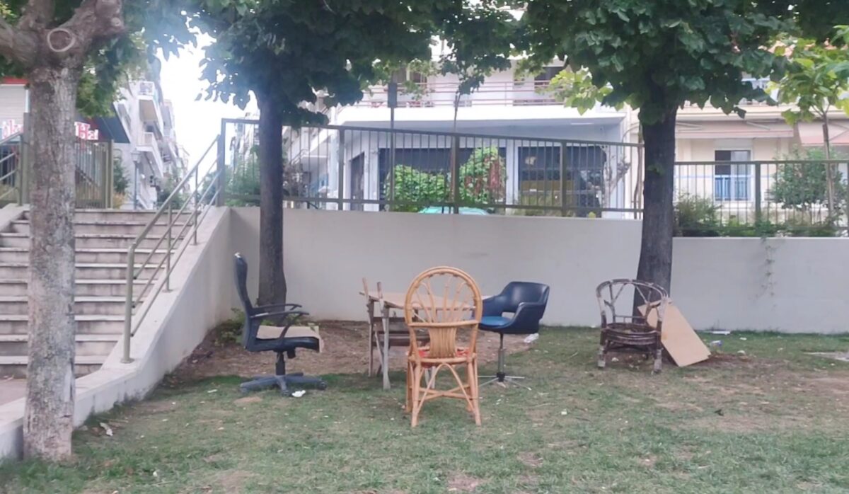 Δ. Νεάπολης – Συκεών: Εικόνες εγκατάλειψης στο Πάρκο Ρουμανικών (VIDEO)